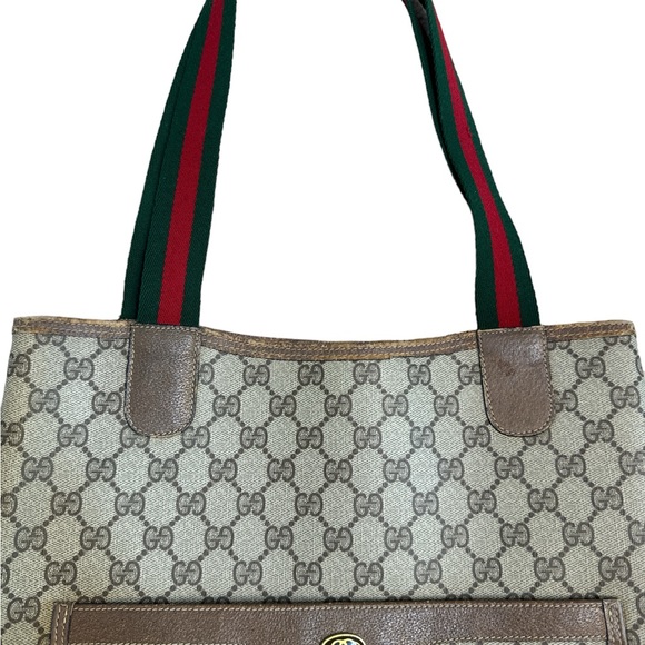 SOLD! Vintage Gucci Sherry Line Tote - Picture 6 of 14